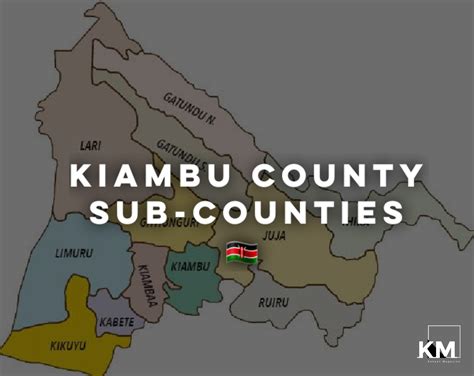 List Of All Sub Counties In Kiambu County 2023 Kenyan Magazine