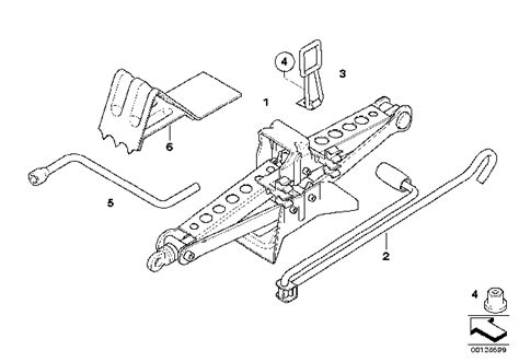 Tool Kit Lifting Jack 2019 Bmw X7 Xdrive40i G07