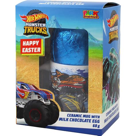 Hot Wheels Mug And Chocolate Egg 60g Woolworths