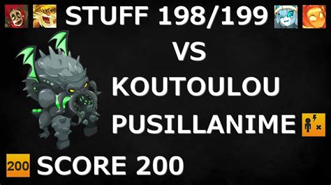 STUFF 198 199 LOW COST VS KOUTOULOU PUSILLANIME SCORE 200 TEAM