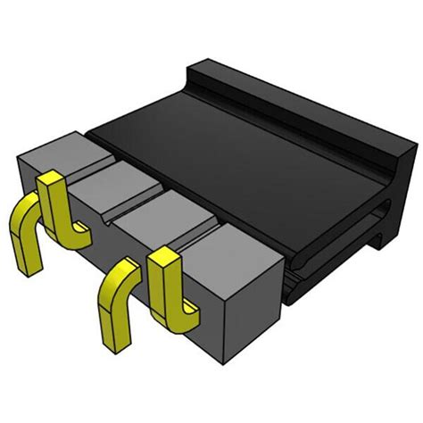 TSM 104 01 SM SV P TR Samtec Konnektör e komponent