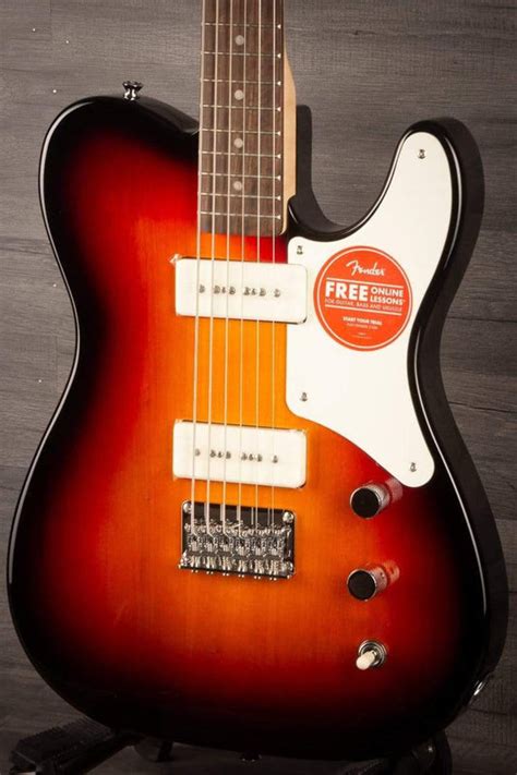 Squier Paranormal Baritone Cabronita Tele 3 Colour Sunburst