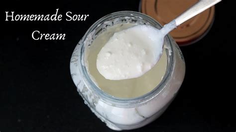 Sour Cream Homemade Sour Cream How To Make Sour Cream At Home Youtube