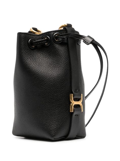 Chlo Micro Marcie Leather Bucket Bag Farfetch