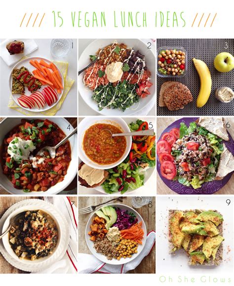 15 Vegan Lunch Ideas! – Oh She Glows