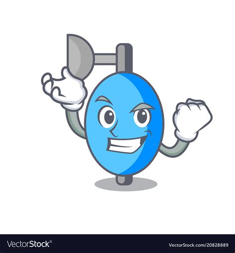 Successful Ambu Bag Character Cartoon Royalty Free Vector