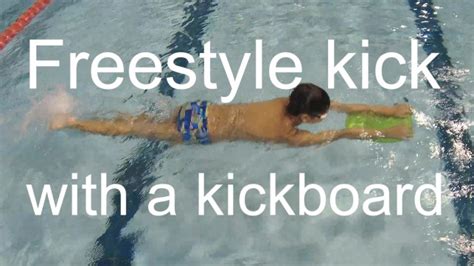 Freestyle Kick With A Kickboard