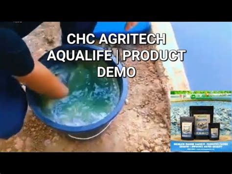 CHC AGRITECH AQUALIFE PRODUCT DEMO YouTube