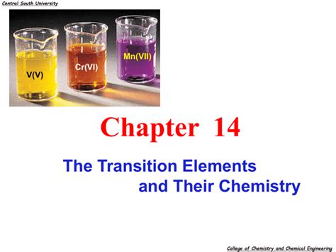 The Period 4 transition metals