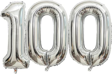 Number 100 Balloons 32 Inch Digital Balloon Alphabet 100