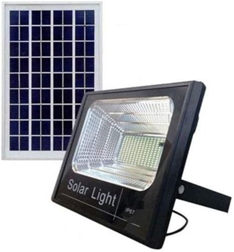 FARO FARETTO 500W LED PANNELLO ENERGIA SOLARE FOTOVOLTAICO CREPUSCOLARE