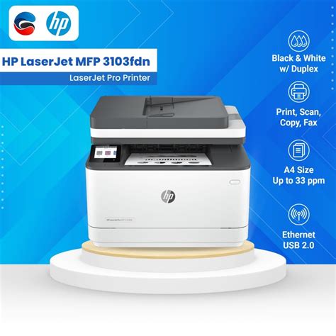 Jual Hp Printer Laserjet Pro Mfp 3103fdn Shopee Indonesia