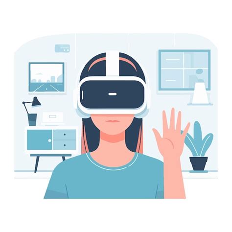 virtuality vectors illustrations