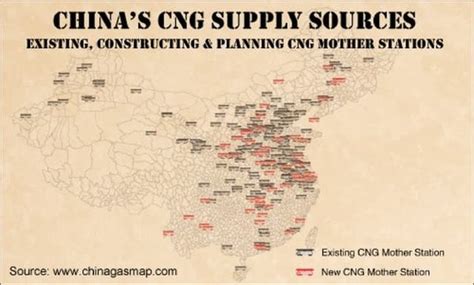 2nd Edition China Natural Gas Map