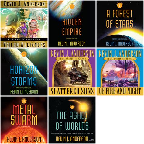 Kevin J. Anderson - Saga of the Seven Suns [2003-2011] : r/AudiobookCovers