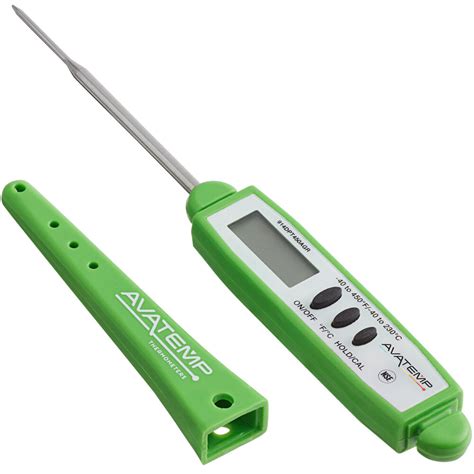 Avatemp 2 34 Haccp Waterproof Digital Pocket Probe Thermometer Green