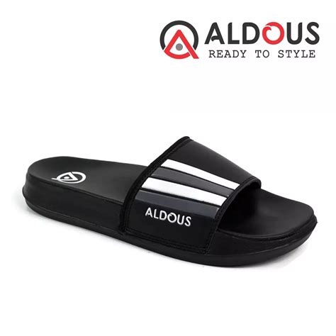 Jual Aldous Sandal Slop Pria Aldous L Sendal Slip On Slide Karet