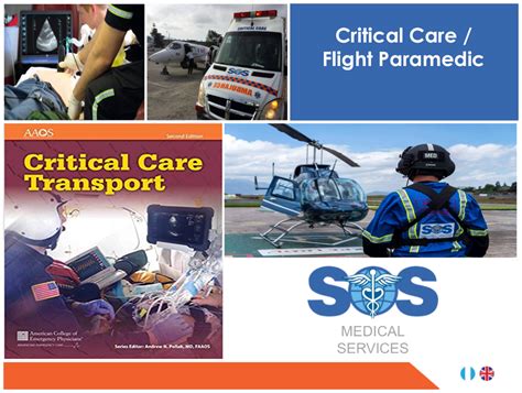 | SOS MEDICAL SERVICES | critical care / flight paramedic