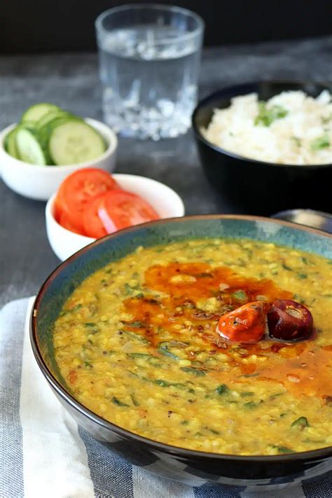 Spinach Dal Dal Palakdal Palak Recipe Tested And Tried Spinach Dal Tadka