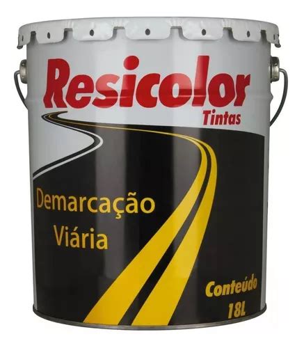 Tinta Demarca O Vi Ria Resicolor Branco Lt Mercadolivre