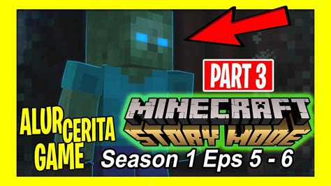 ALUR CERITA MINECRAFT STORY MODE PART 3 MENGUNGKAP MISTERI ISTANA