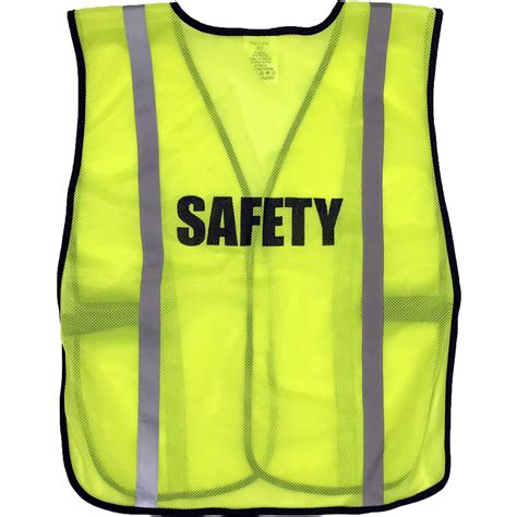 Ergodyne Pre-Printed SAFETY Safety Vest - Yellow/Lime | FullSource.com