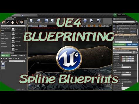 DPTV UE4 Blueprints Tutorial 8 Spline Blueprints YouTube