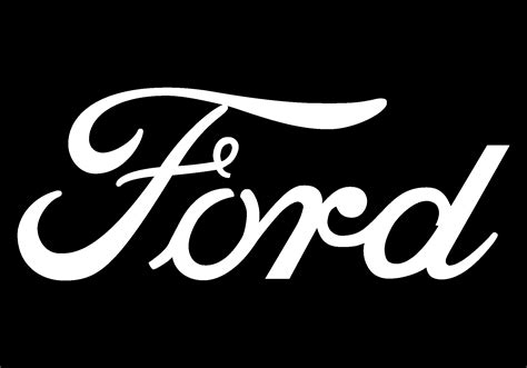 Ford New White Logo Vector - (.Ai .PNG .SVG .EPS Free Download)