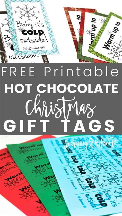 Hot Chocolate Gift Tags Artofit