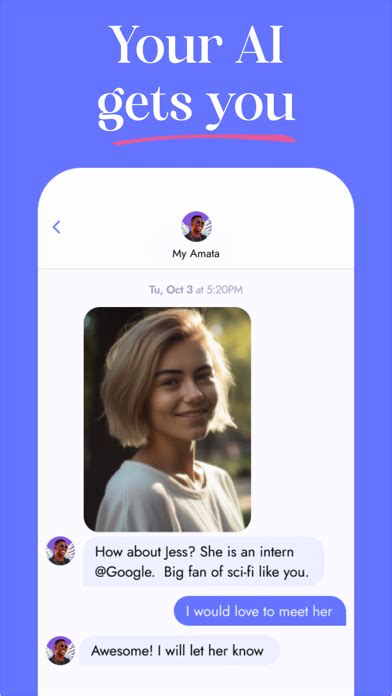 Amata Ai Empowered Dating App For Iphone Free App Download