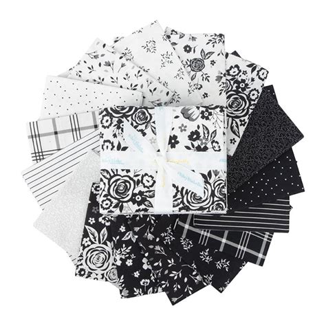 Black Tie Fat Quarter Bundle By Dani Mogstad For Riley Blake Designs