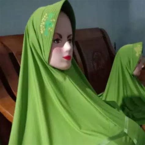 Jual Jilbab Instan Hijab Bordir Muslimat Fatayat NU Hijau Indonesia