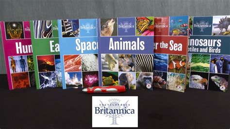 Encyclopedia Britannica 6 Book Interactive Library World Info Atlas