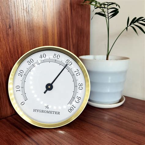 Indoor Household Wall Hanging Round Pointer Hygrometer Analog Humidity