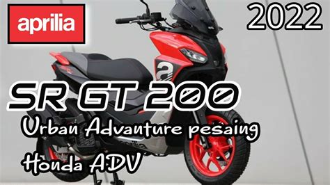 Gallery Aprilia SR GT 200 Matic Bergaya Urban Advanture Siap