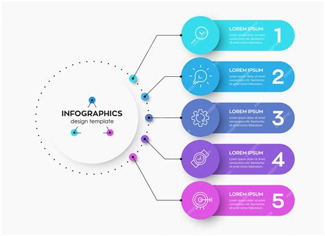 Plantilla De Infographic De Cinco Pasos O Del Cartel Del Diagrama Del Porn Sex Picture