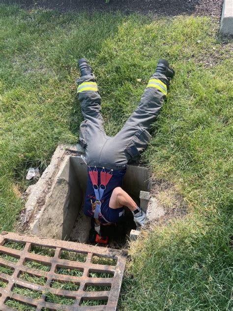 Carmel Firefighters Rescue Kittens From Storm Drain