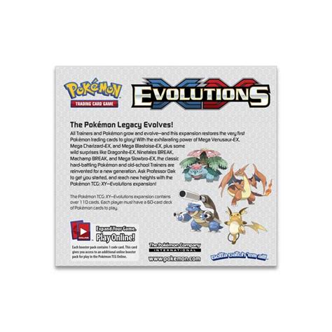 Pokémon Tcg Xy Evolutions Booster Display 36 Packs Pokémon Center