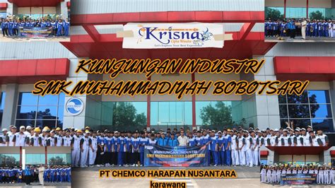 Kunjungan Industri SMK Muhammadiyah Bobotsari Ke PT CHEMCO HARAPAN