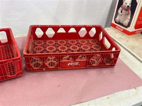 2 Plastic Coke Crates Lee Real Estate And Auction Service