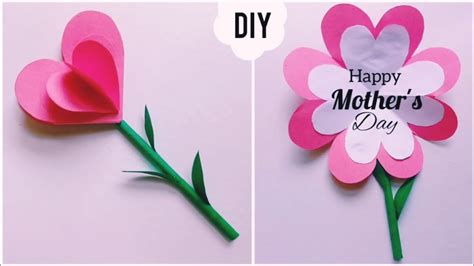 How To Make Mothers Day Greeting Card Diy Mothers Day Card Beautiful