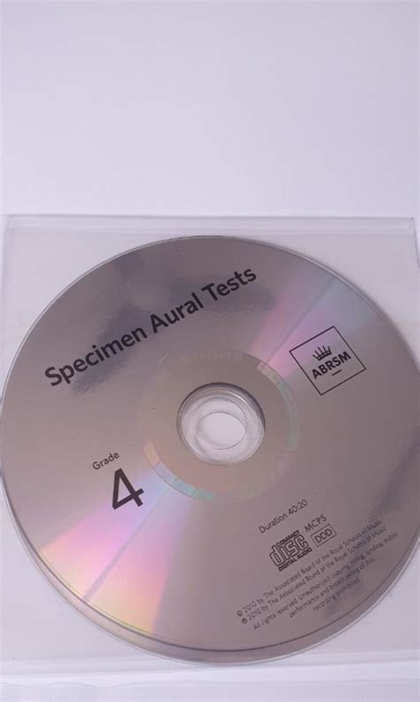 ABRSM Grades 4 5 Specimen Aural Tests 2 CDs Hobbies Toys Music