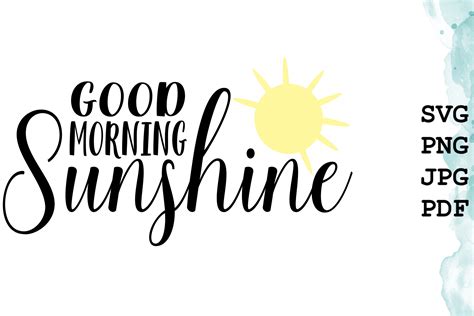 Good Morning Sunshine Graphic by Talia Smith · Creative Fabrica