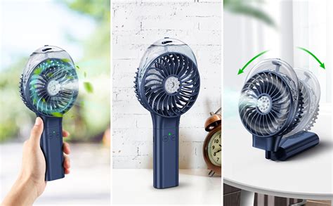 Amazon GRANDFAST Portable Handheld Misting Fan Rechargeable