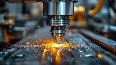 An automated laser cutting machine is actively processing metal sheets