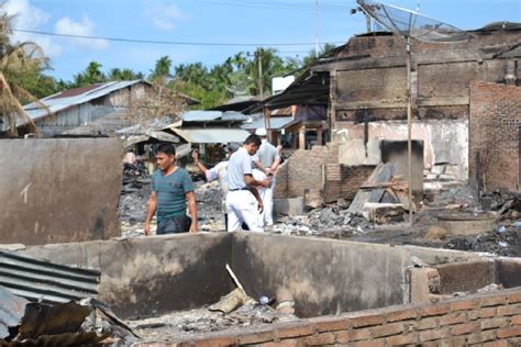 Uluran Tangan Bagi Korban Kebakaran Di Simpang Keuramat Aceh Utara