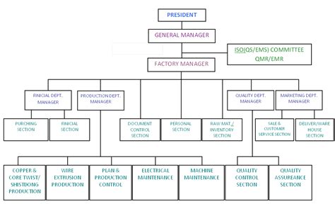 Organizational Chart In Word Template