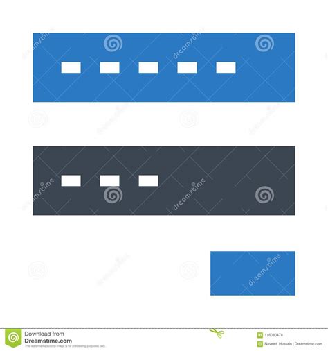 Icono Doble Del Color De Los Glyphs De La Seguridad Stock De