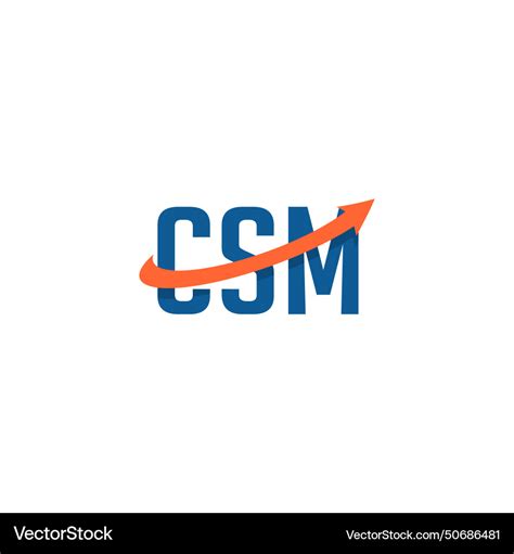 Csm logo Royalty Free Vector Image - VectorStock