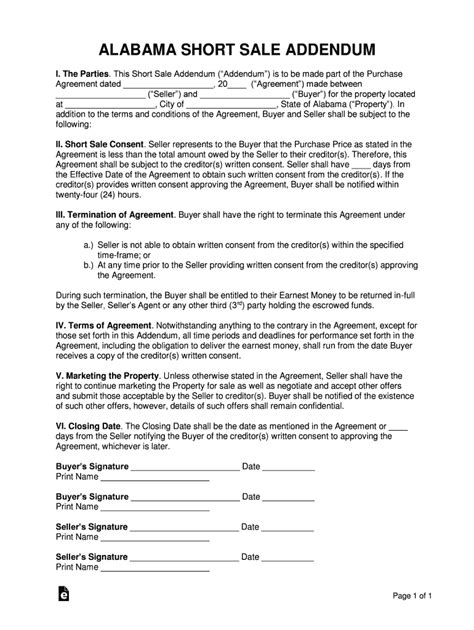 Purchase Agreement Addendum And Disclosures Word Form Fill Out And Sign Printable Pdf Template